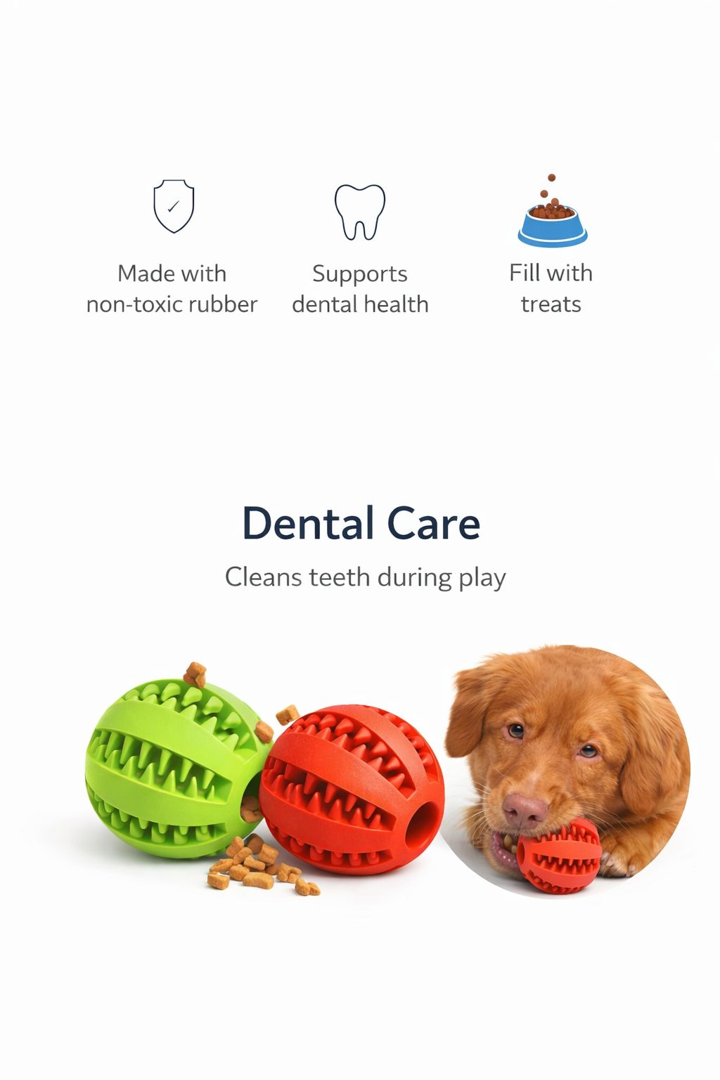 Reduces Boredom & Supports Dental Health